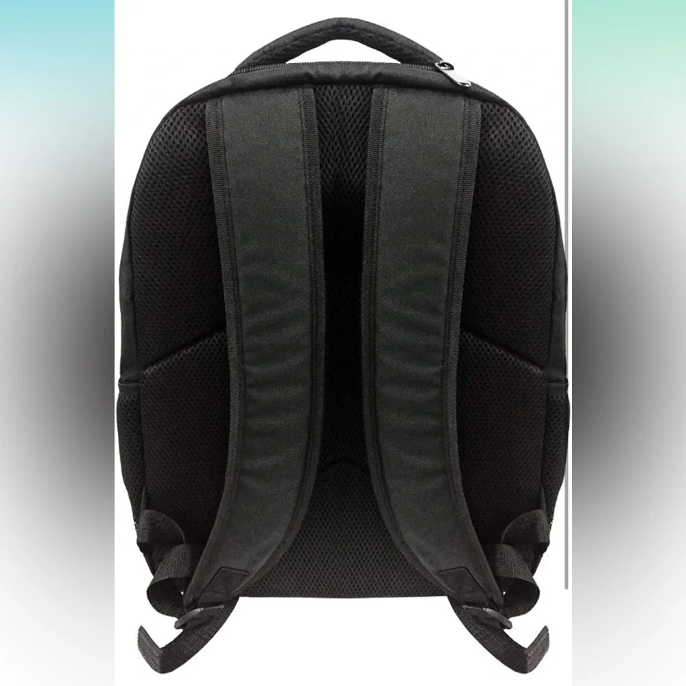 STAR WARS BLACK MANDALORIAN CHILD STANDING‎ 18 INCH MESH PADDED LAPTOP BACKPACK